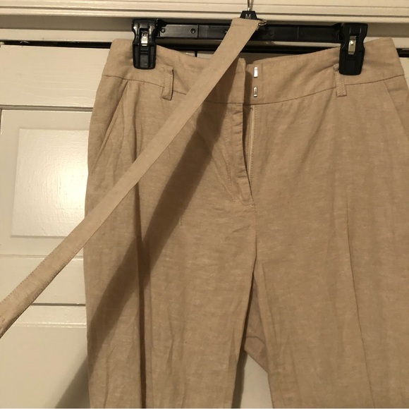 Linen Ankle Dress Pants - Picture 4 of 5